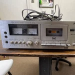 Jvc KD-35 Stereo Cassette Deck Silver Vintage Player. Fixed Price $100.00.