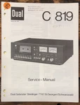 Dual Cassette Service Manual *original*. Fixed Price $19.97.