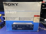 Nos Sony Xr 6077 Dual Knob Shaft Stereo Cassette Deck Amber Illumination Tested. Fixed Price $249.80.