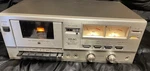 Teac A-105 Stereo Vintage Cassette Deck Turns On Needs Belt. Fixed Price $120.00.