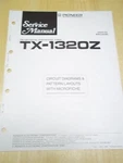 Pioneer Service Manual TX-1320Z Tuner Original Repair W/fiche. Fixed Price $9.98.