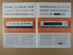 1963 Harman-kardon A-1000T Amplifier F-1000T Fm Tuner Vintage Print Ad. Fixed Price $9.99.