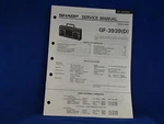Sharp GF-3939(D) Radio Cassette Player Service Manual. Fixed Price $19.98.