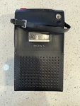 Vintage Sony Solid State Cassette-corder Recorder Player With Leather Case Japan. Fixed Price $29.99.
