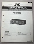 Jvc TD-W85J Original Service Manual Free Shipping. Fixed Price $18.00.