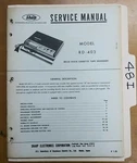 Sharp 403 Service Manual Original Repair Book Tape Recorder Microphone. Fixed Price $19.98.