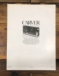 Carver M-500T M-400T C-1 C-2 Receiver 900 Time Lens 27PGBROCHURE *original* #2. Fixed Price $29.97.