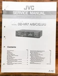 Jvc DD-VR7 Cassette Service Manual *original*. Fixed Price $19.97.