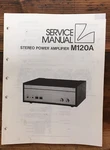 Luxman M-120A M120 Amplifier Service Manual *original*. Fixed Price $34.97.