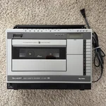 Vintage Sharp VC-3500 Video Cassette Recorder Portable Vcr-tested- Repair-parts?. Fixed Price $50.00.