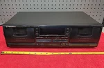Pioneer CT-W404R Dual Cassette Deck Powers. Fixed Price $25.95.