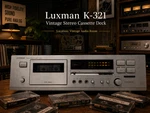 Luxman K-321 Rare Vintage Stereo Cassette Deck. Fixed Price $1799.00.