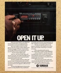 Yamaha YCT-850 Car Audio Cassette Radio Vtg Print Ephemera Art 1985. Fixed Price $12.99.