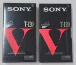 Sony T120V Premium Grade Vhs Video Tapes. Fixed Price $14.99.