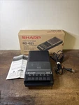 Sharp Cassette Recorder Player RD-621 Original Box, Cord, Manual Untested, Is. Fixed Price $21.95.
