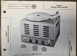 Masco Models & ME-18P Amplifier With Phono Player Photofact. Fixed Price $6.50.