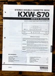 Yamaha KXW-S70 Cassette Service Manual *original*. Fixed Price $19.97.