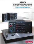 Aiwa - Brochure Catalogue Component Systems 1984 English. Fixed Price $14.05.
