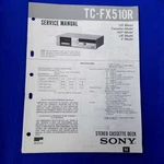 Sony TC-FX510R Service Manual Original Paper Oem Repair Guide Usa. Fixed Price $37.44.