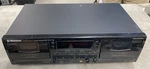 Pioneer CT-W59 Stereo Double Cassette Deck Cut Cord. Fixed Price $100.00.