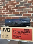 Jvc TD-W354BK Double Cassette Deck. Fixed Price $175.00.