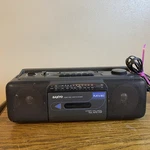 Tested Sanyo 7033 Portable Stereo Cassette Recorder Boombox - Video Read. Fixed Price $37.99.