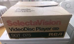 Ced Player Rca Selectavision Sgt 075 Box Only. Fixed Price $45.00.