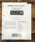 Onkyo A-8500 Amplifier Service Manual *original*. Fixed Price $29.97.