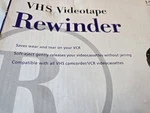 Radioshack Vhs Videotape Rewinder 44-1223 Auto Stop Eject System. Fixed Price $24.00.