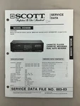 Scott DD900B Original Service Manual Free Shipping. Fixed Price $14.00.