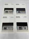 Sony Cassette Deck TC-K1A TC-K2A TC-K4A TC-K60 Sales Brochure Lot Of. Fixed Price $50.00.