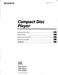 Sony CDP-C260Z Player Owners Manual. Fixed Price $22.24.