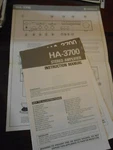 Vintage Hitachi HA-3700 Instruction Amplifier Advertising. Fixed Price $8.33.