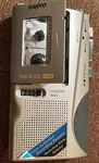 Sanyo TRC-580M Handheld Cassette Voice Activated Recording System. Fixed Price $30.00.