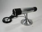 Vintage Panasonic WM-2244-P Stereo Microphones. Futuristic Metal Stand Japan. Fixed Price $74.99.