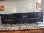 Denon Stereo Cassette Tape Deck DRM-710. Fixed Price $250.00.