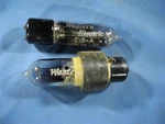 (2) Tubes 215A Western Electric Filament Is Intact Tested Usa (free & Fast Ship). Fixed Price $125.00.