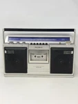 Sony CFS-43 Boombox Am Fm Cassette Player Tested No Battery Cover. Fixed Price $149.95.