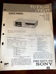 Sony TC-FX310 TC-FX311 Cassette Service Manual From Usa **original** 777 6675. Fixed Price $17.99.