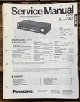 Panasonic SU-362 Amplifier Service Manual *original*. Fixed Price $19.97.