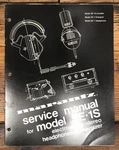 Marantz SE-1S EE-1 Headphones Service Manual *original*. Fixed Price $29.97.