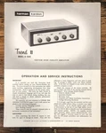 Harman Kardon A-1040 Trend Ii Amplifier Service Manual *original*. Fixed Price $19.97.