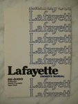 Lafayette Model RK-D100 Tape Deck Owners Manual Original. Fixed Price $15.95.