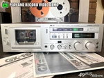 Akai GX-F80 Audiophile Cassette Super Heads Fullserviced + 30-DAY Guarantee. Fixed Price $720.00.