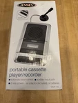 Jensen MCR-100 Cassette Player & Recorder Silver/black. Fixed Price $25.00.