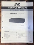 Jvc TD-R411 Cassette Service Manual *original*. Fixed Price $14.97.