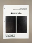 Scott 448L438A Service Manual Integrated Stereo Amplifiers D-1430. Fixed Price $64.95.
