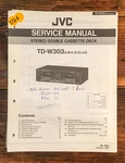 Jvc TD-W303 Cassette Deck Service Manual *original*. Fixed Price $14.97.