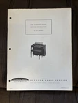 Hammond Organ M-100 Series Service Manual 33PG + 4 Foldout Schematics M100. Fixed Price $59.99.