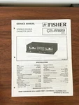 Fisher CR-W889 Cassette Service Manual *original*. Fixed Price $14.97.